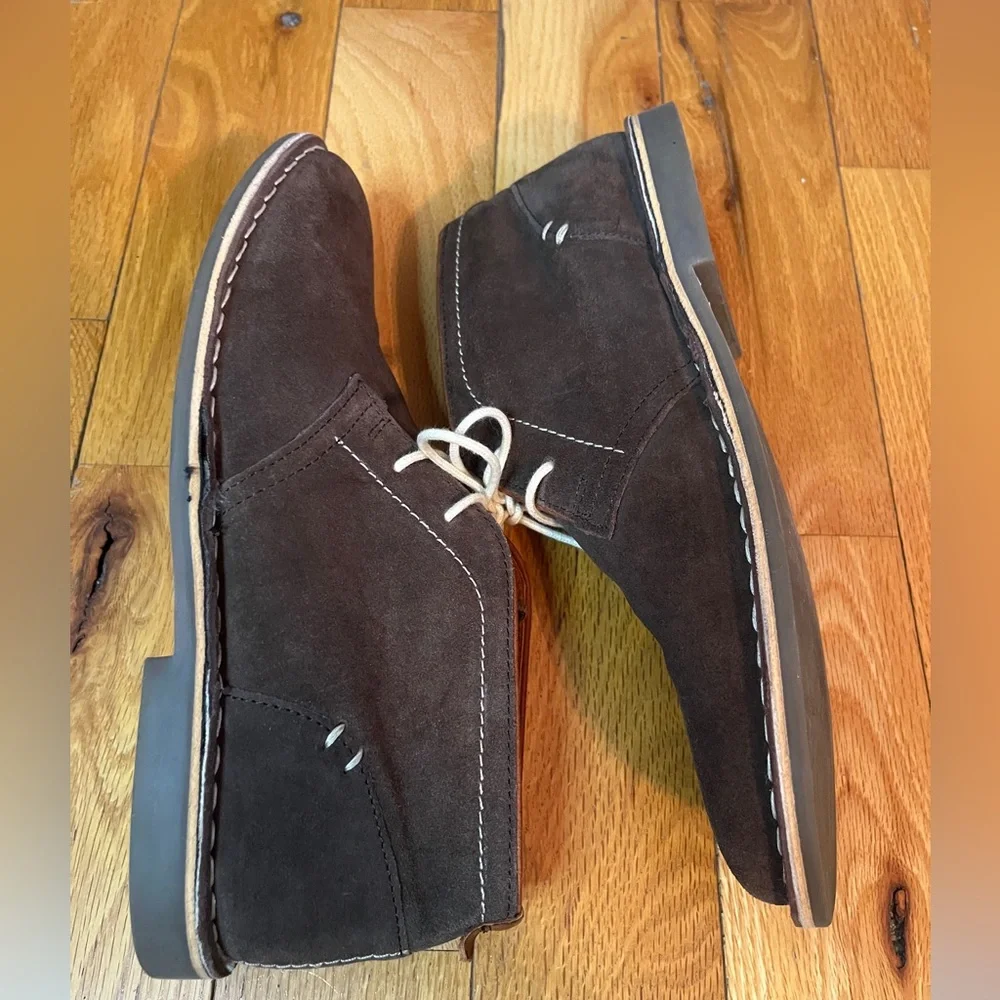 Steve Madden Mens Durvish Chukka Boot Dark Brown‎ Suede Size 9 EUC